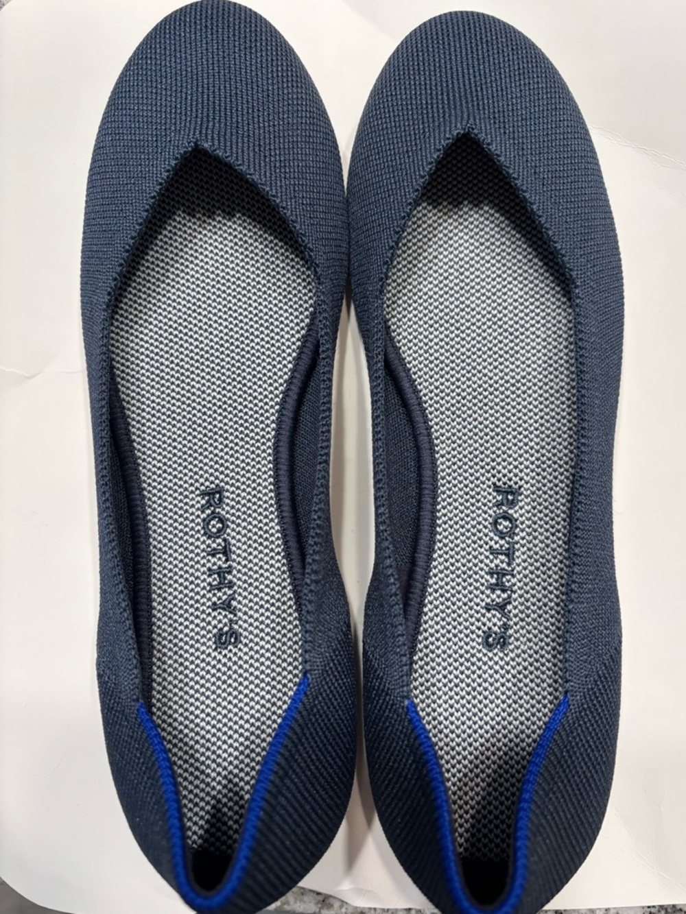Rothy’s Blue Ballet Flats